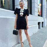Vestido Libi™ Corto con Detalles de Corazón