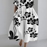 AVA - VESTIDO SUELTO ESTAMPADO BOTÁNICO