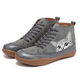 Fenna -  Botines para amantes de los gatos