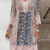 Mirabel | Vestido bohemio con detalles de encaje