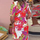 Nadia - Vestido midi estampado