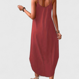 Anaelle - Camisola larga y fluida con tirantes finos