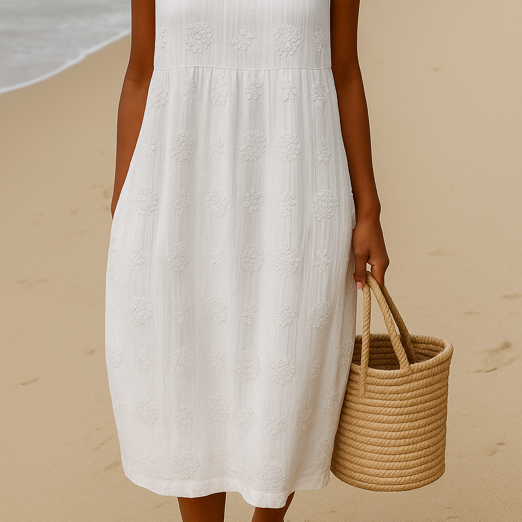 Elena | Vestido bordado para una elegancia natural