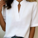 Lunvessa | Camisa de Manga Corta Relaxed para Mujer