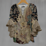 KORNELIA | Blusa elegante con motivos