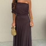 Claudia™ | Vestido Largo off-Shoulder para bodas y ocasiones especiales