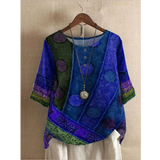 Valarie - Top bohemio colorido