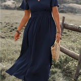 Mary™ - Elegante vestido de verano con escote en V