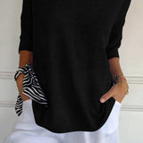 Paris™ Blusa de punto con escote en V