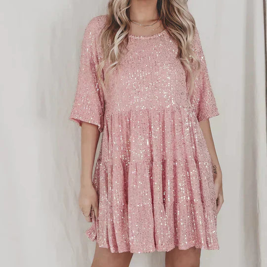 Vestido Antonella™ Glamuroso de Lentejuelas