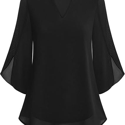 Annelyn | Blusa de capas de lujo