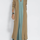 Belle™ - Vestido elegante y largo con chaleco para mujer