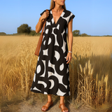 Valérie | Vestido fluido con escote en V