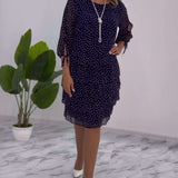 Auterelle | Vestido de Mujer elegante con lunares