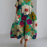 LILY - VESTIDO CON FLORES DE COLORES