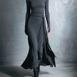 Naiara ❘ Vestido maxi con nudo lateral para Mujer