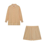 Maud | Conjunto elegante de camisa y pantalones cortos