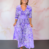 Marga™ | Elegante vestido de verano con escote en pico