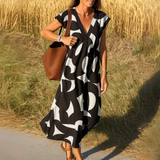 Valérie | Vestido fluido con escote en V