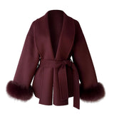 Arctic Grace | Elegante abrigo de lana