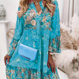 Gabriella | Elegante vestido bohemio con estampado floral