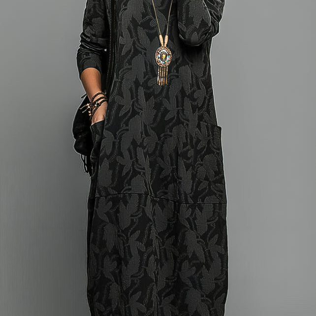 Cassie™ - Vestido informal de invierno con cuello redondo