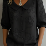 Aurélie — Blusa ligera floral elegancia natural para Mujer