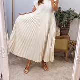 Paola™ VESTIDO CON MANGA PLISADA