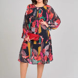 Gisella™ | Vestido floral moderno