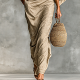 Norfa - Conjunto de Algodón y Lino para Mujer