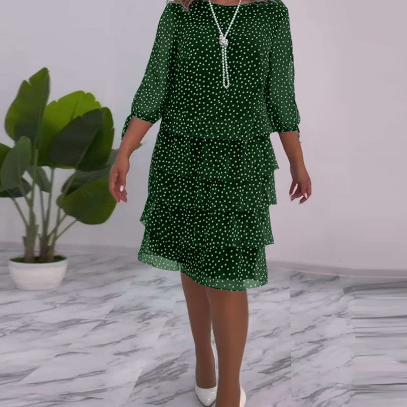 Auterelle | Vestido de Mujer elegante con lunares