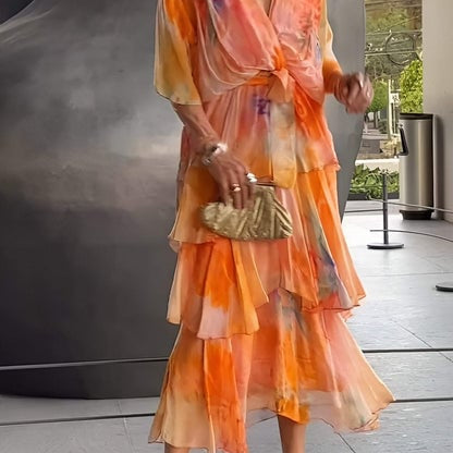 Jade™ | Elegante vestido largo bohemio