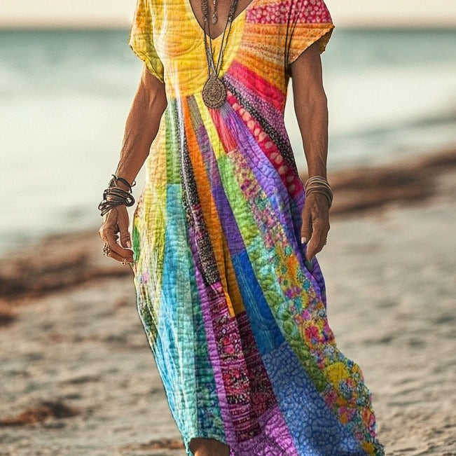 Luna | Vestido bohemio con diseño veraniego para Mujer