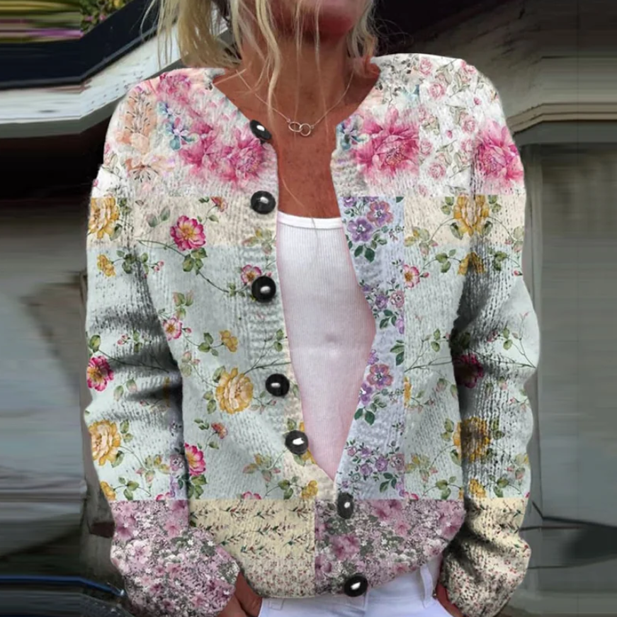 Lowri | Chaleco con estampado floral