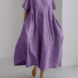 ELEANOR - VESTIDO OVERSIZE DE RAYAS RETRO