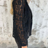 Lena |  Blazer de encaje transparente con estructura elegante