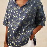 Andrea | Elegante top con escote en V