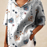 Andrea | Elegante top con escote en V