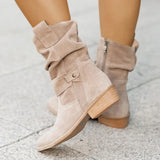 Sofía - Botines de ante de invierno