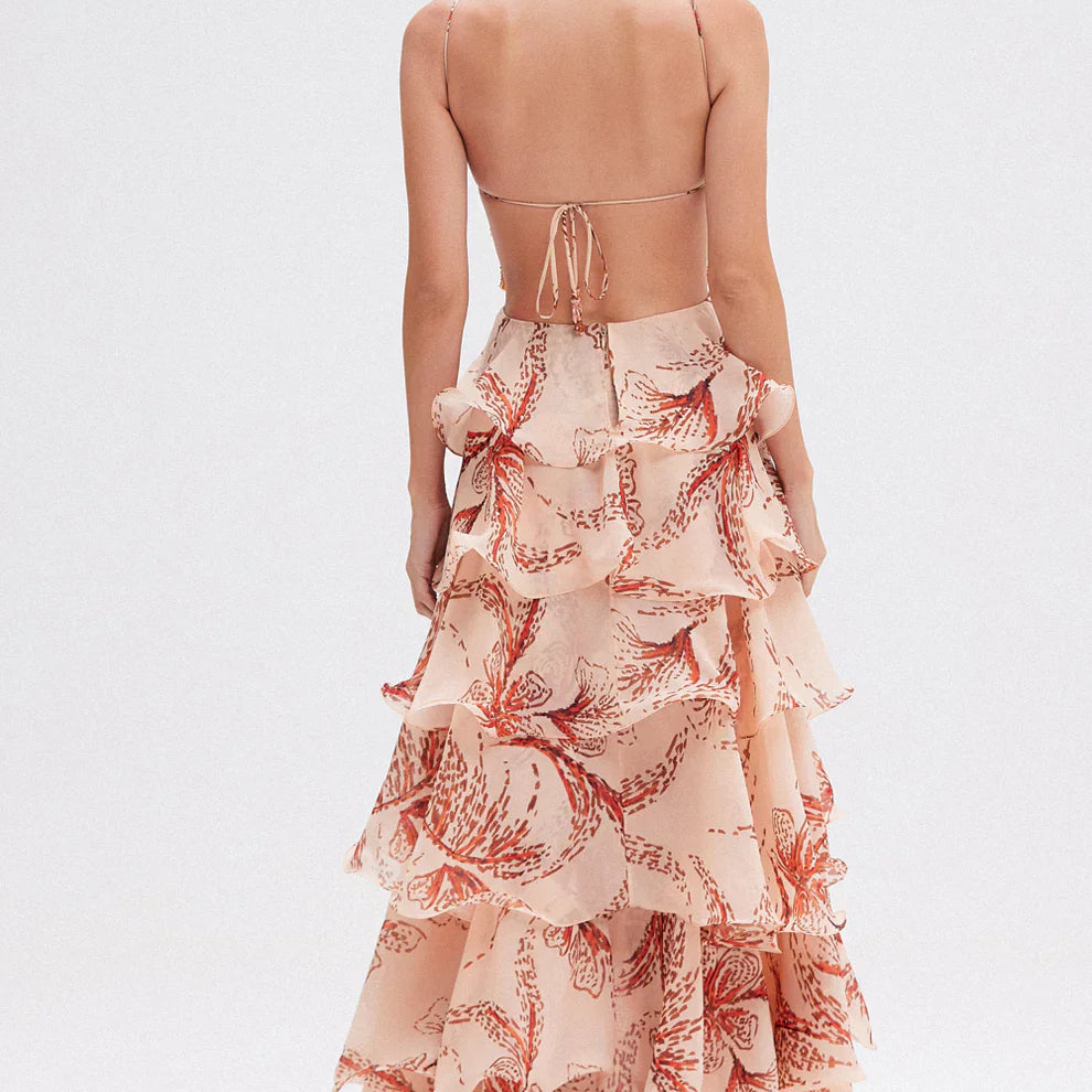 Nahia | Vestido con volantes