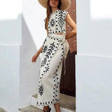 Camilla - Conjunto estampado Top y Falda