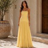 Almudena | Vestido Elegancia Sofisticada que Estiliza con Delicadeza para Mujer