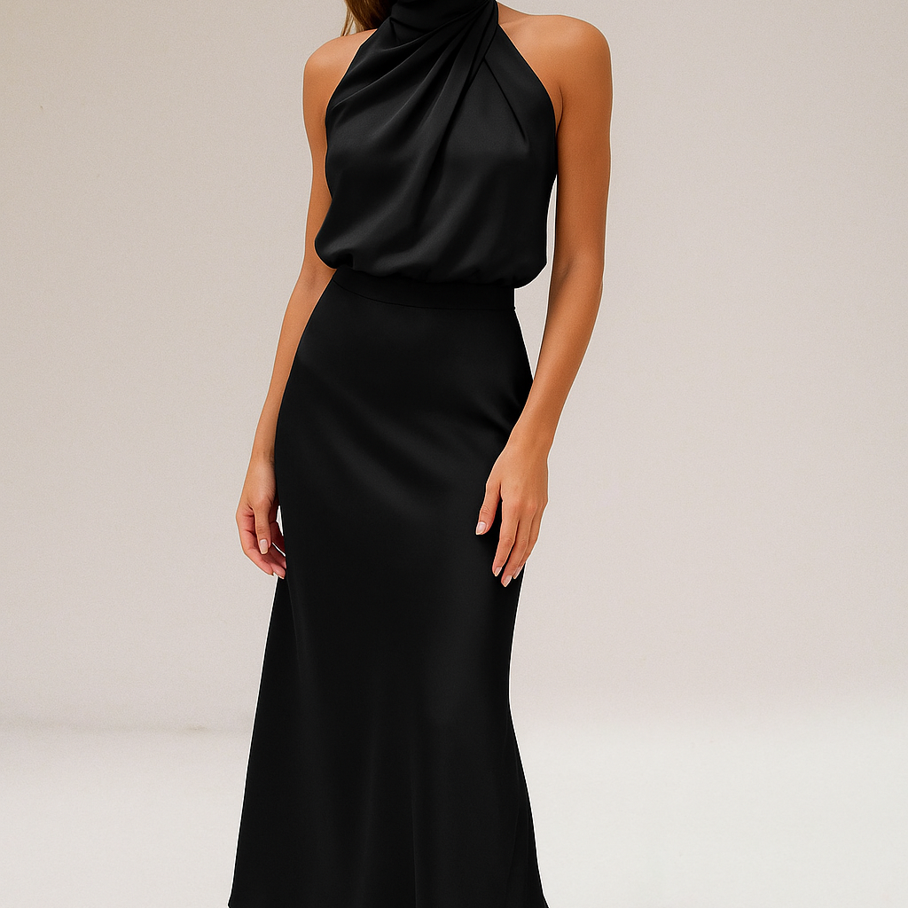 Claire | Vestido satinado