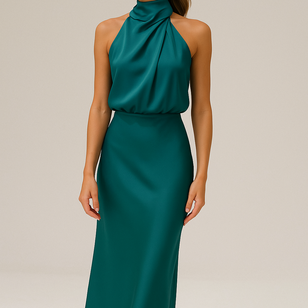 Claire | Vestido satinado