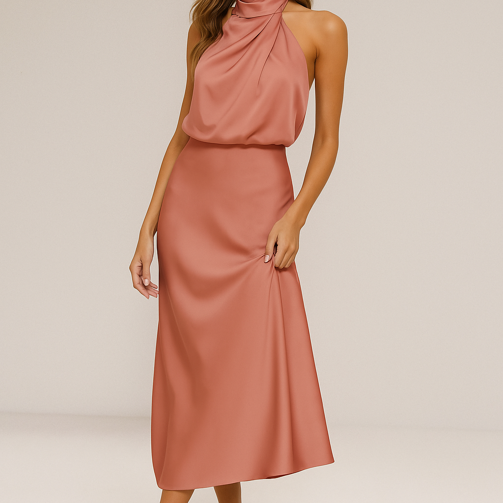 Claire | Vestido satinado