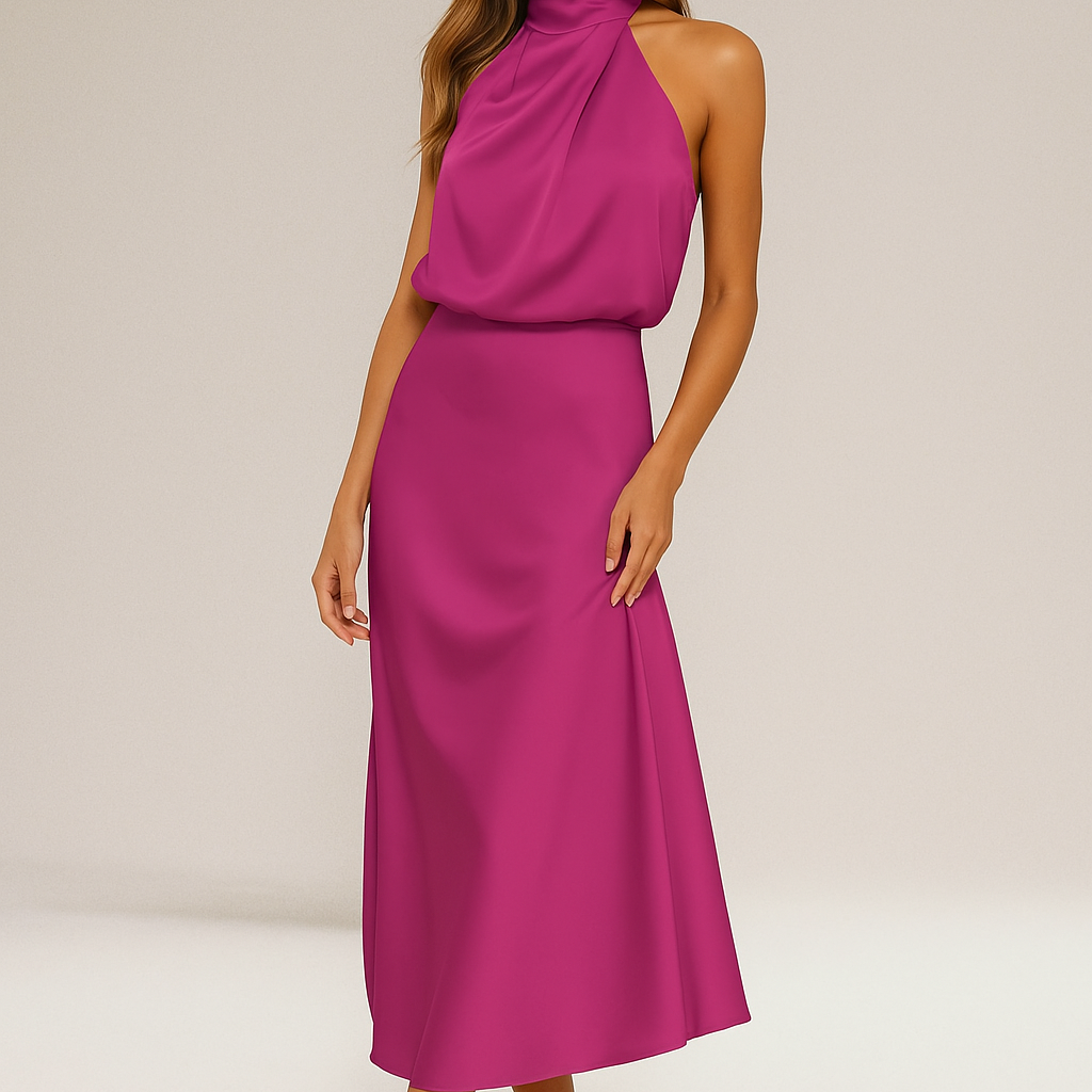 Claire | Vestido satinado