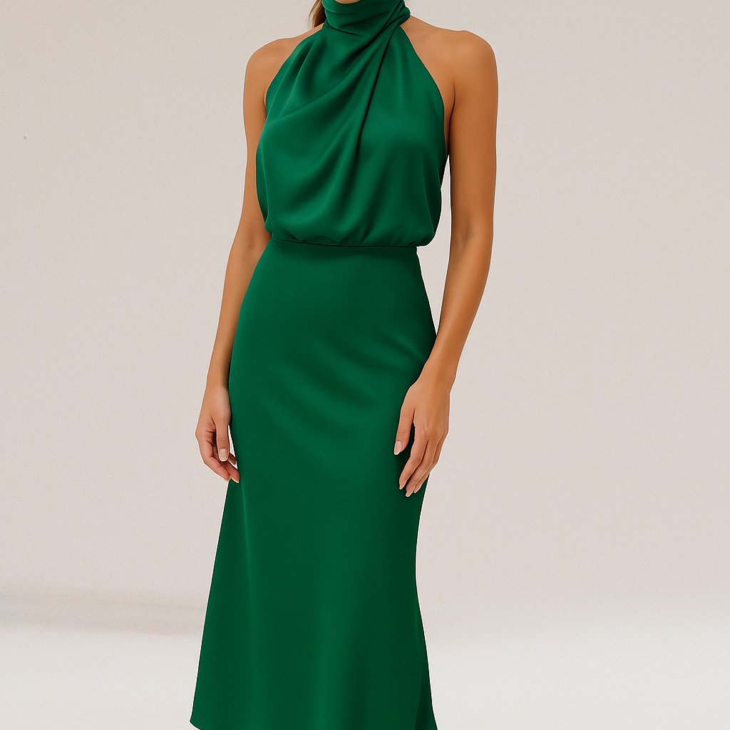 Claire | Vestido satinado