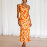 Diane | Vestido de satén floral