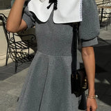 Keri ™ vestido con cuello de muñeca