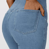 Majestic™ Pantalones de mezclilla con cintura cruzada